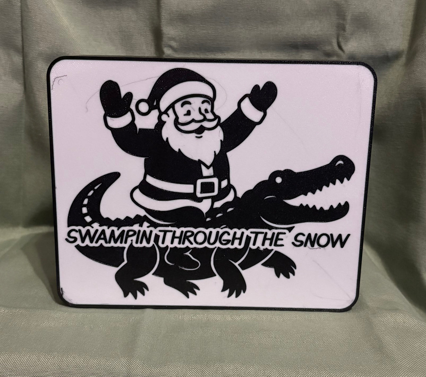 Swampin’ Through the Snow LED Lightbox