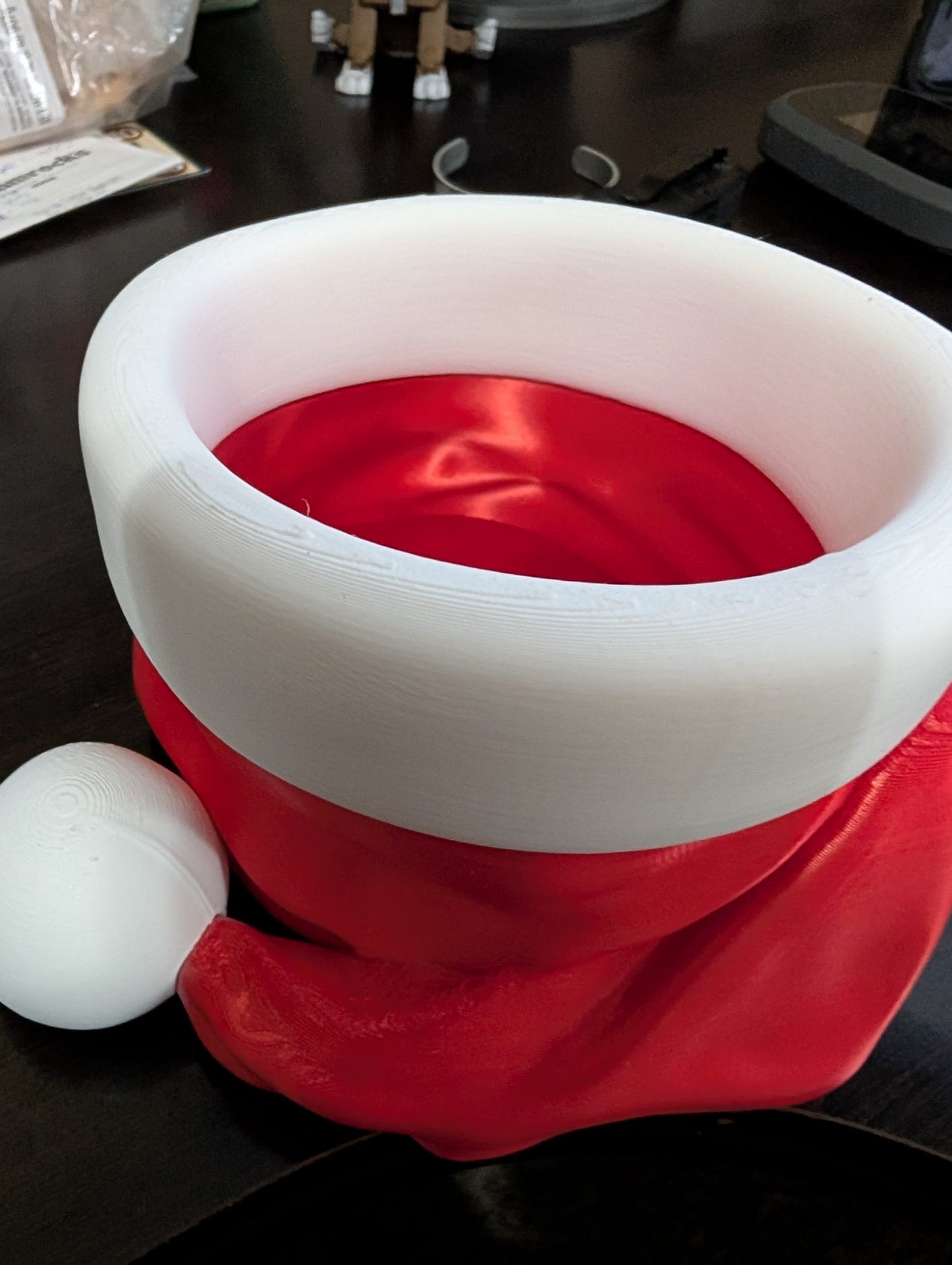 3D-Printed Santa Hat Candy Dish