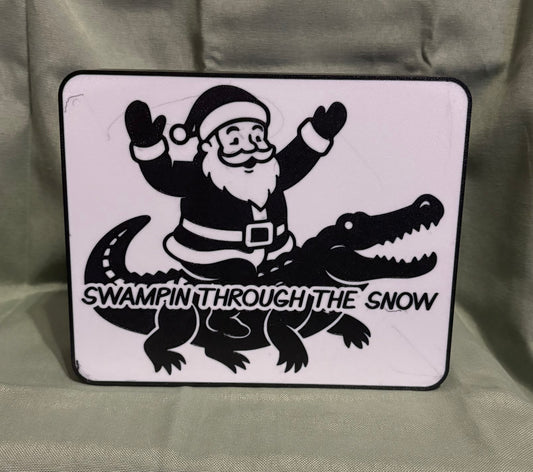 Swampin’ Through the Snow LED Lightbox